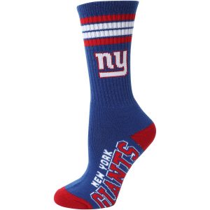 For Bare Feet New York Giants Women’s Four Stripe Socks