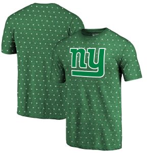 New York Giants Kelly Green St. Patrick’s Day All Irish Tri-Blend T-Shirt